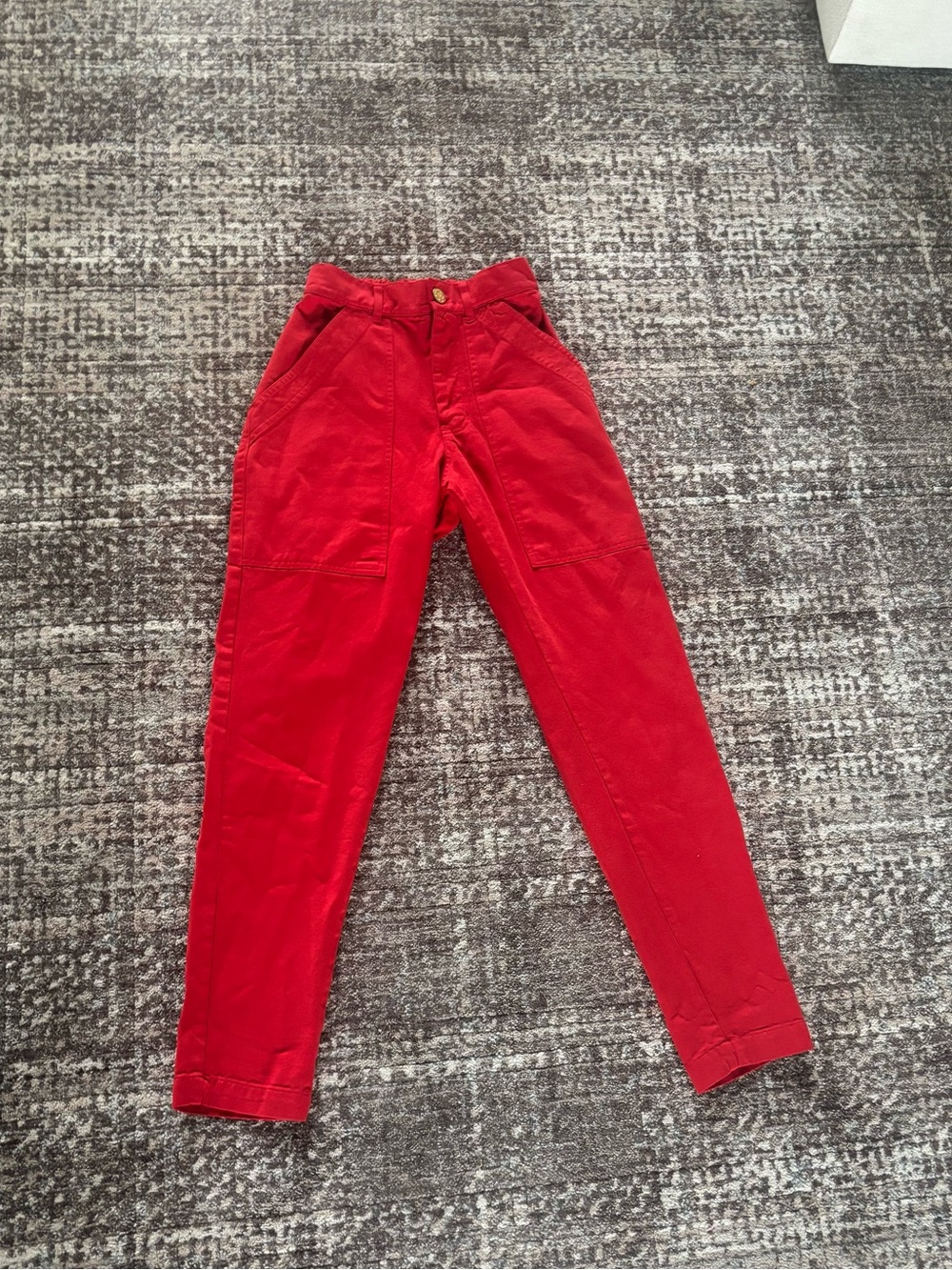 Big Bud Press Pencil Pant- Red-Sz XXS (reg) EEUC!